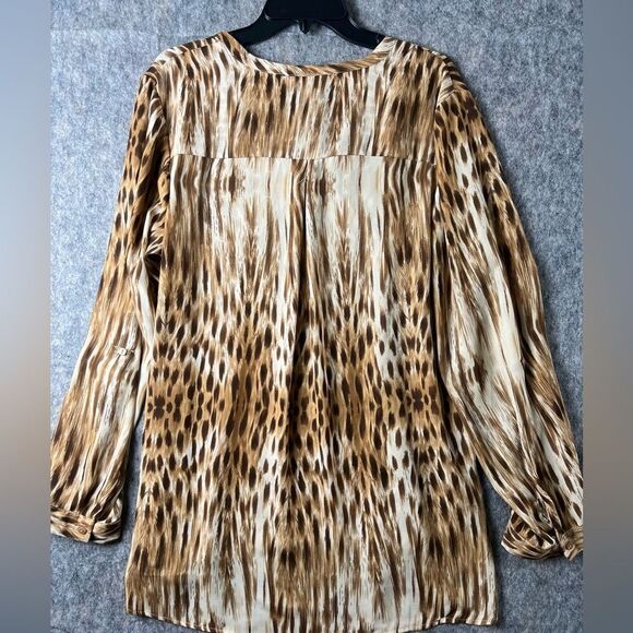 ASHLEY STEWART WOMEN'S ANIMAL PRINT TUNIC PULLOVER BLOUSE Size 14/16 #725 - Picture 9 of 9